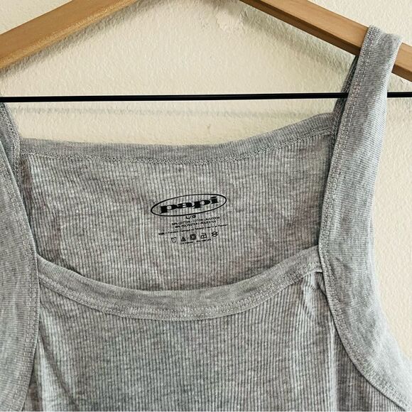 PAPI Men's Tank Top Set of 3 Black White Gray NWOT - Picture 8 of 8